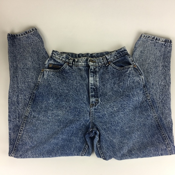 Lee Vintage Jeans Acid Wash High Rise‎ size 14 - Picture 8 of 8